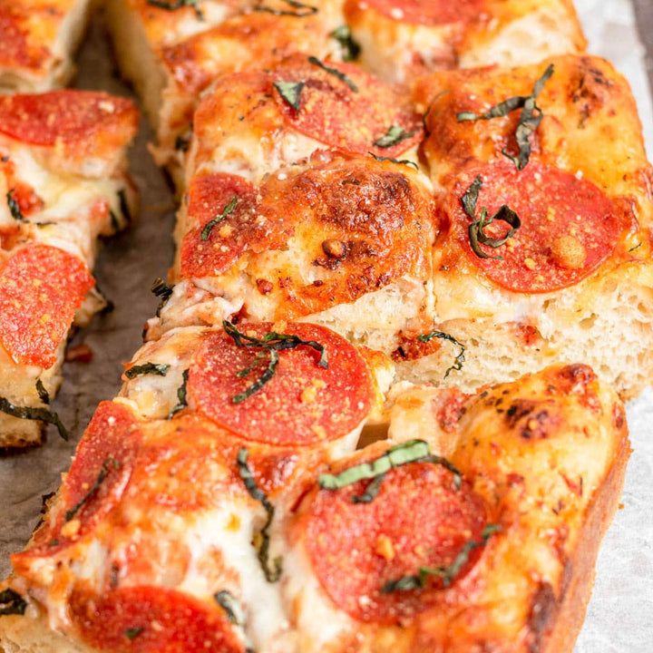 Bake@Home Pan Pizza: Pepperoni (8” square)