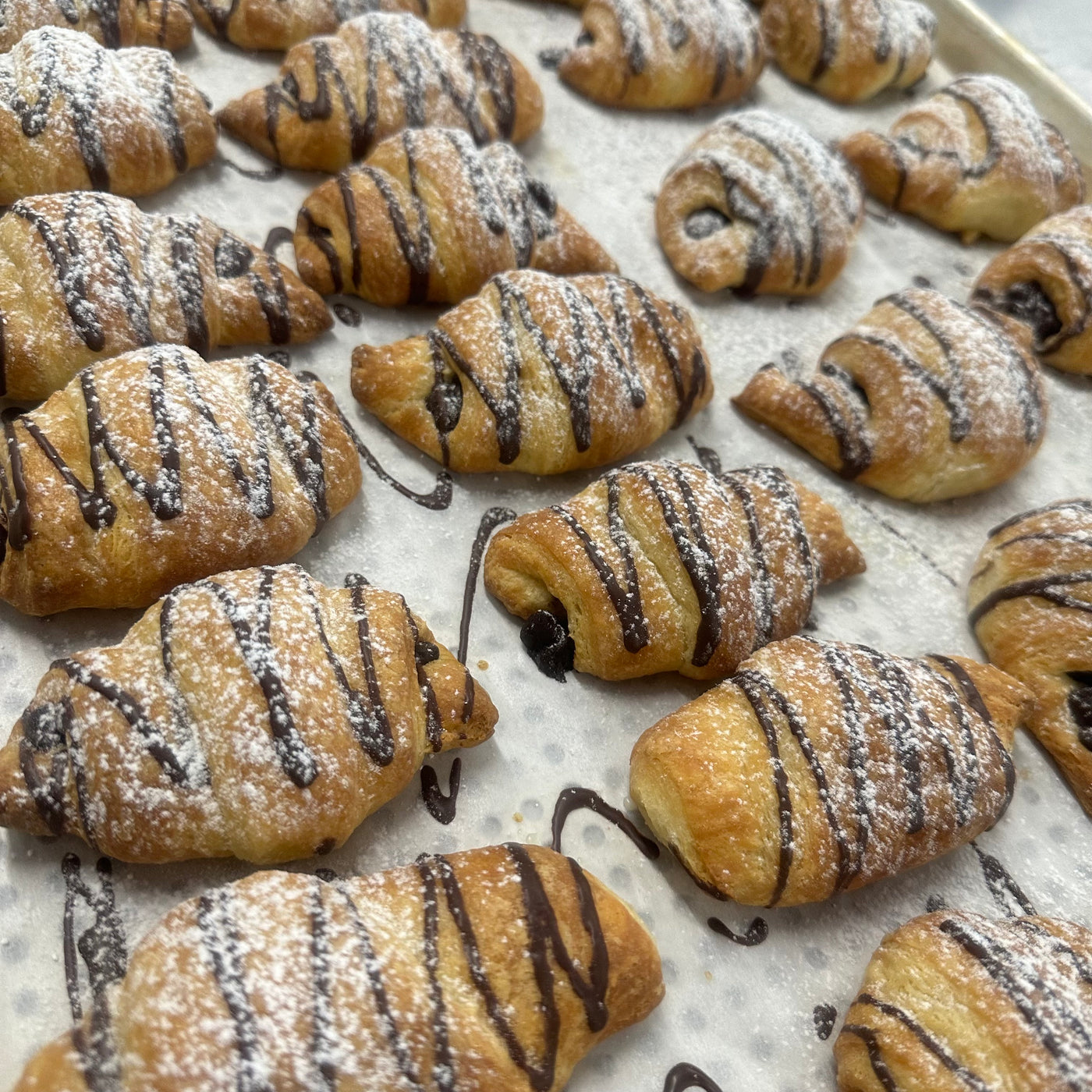 Flakey CHOCOLATE Croissants (4/order)