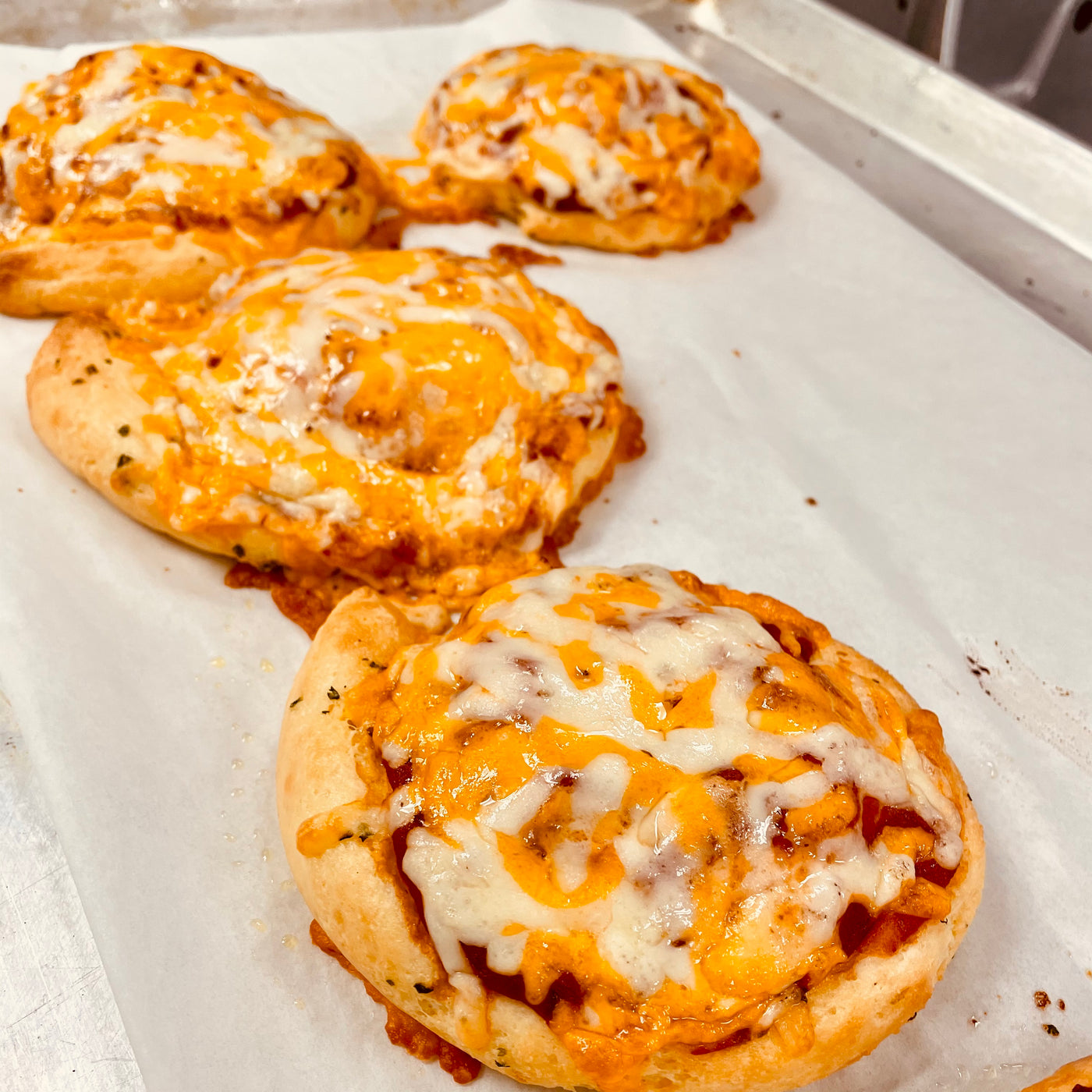 Pizza Cheese Buns (4/order)