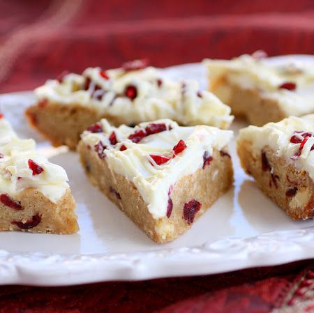 Cranberry Bliss Bars (2 servings)