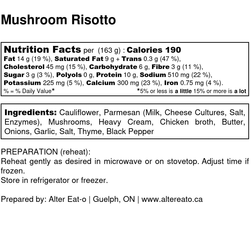 Mushroom Risotto