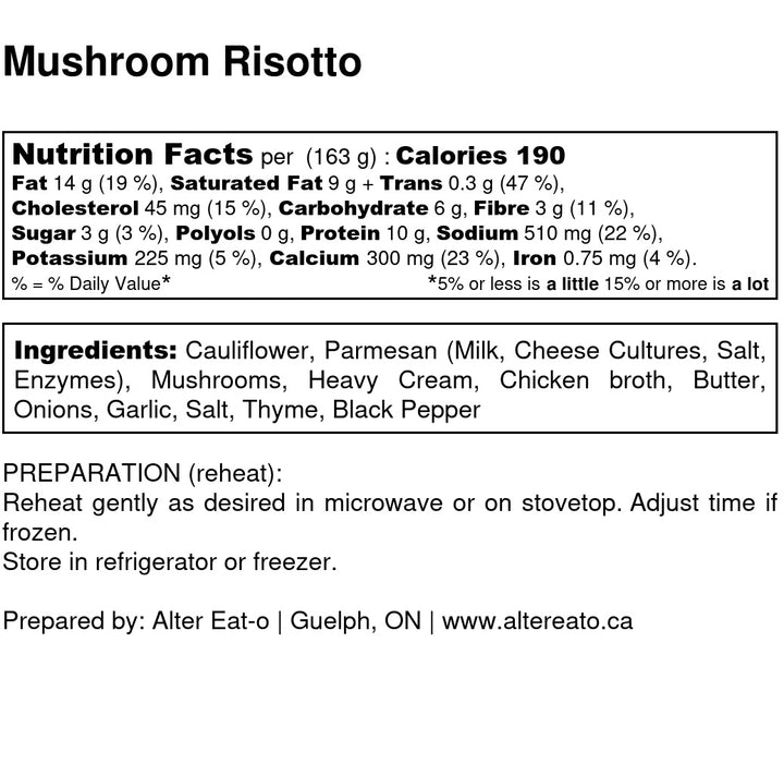 Mushroom Risotto
